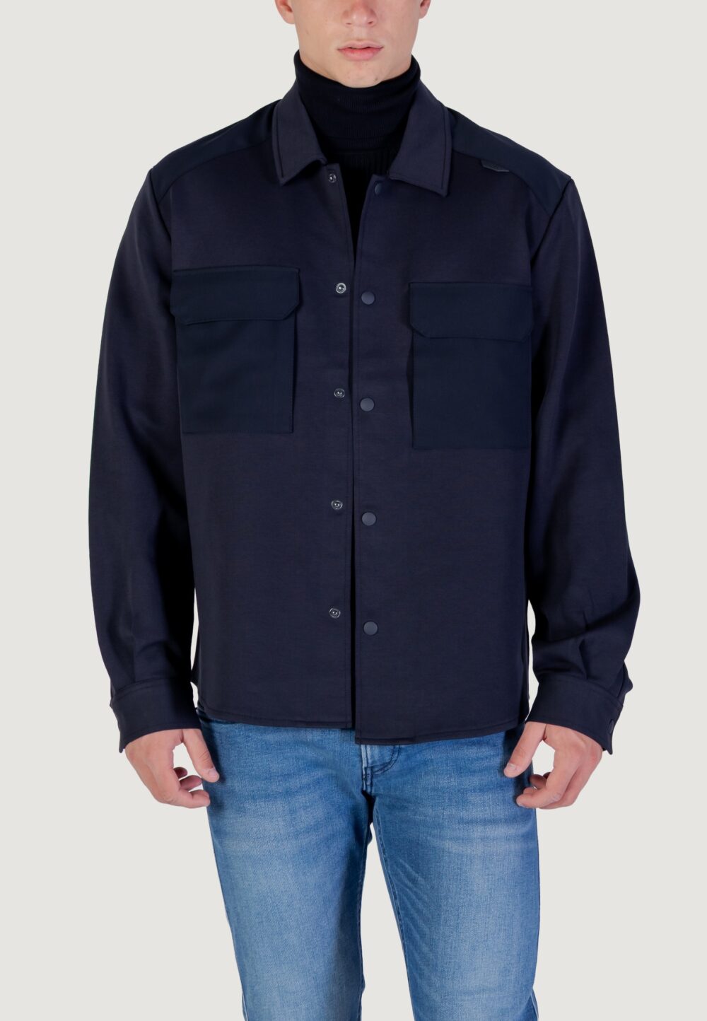 Camicia manica lunga Antony Morato Regular fit Blu marine - Foto 1