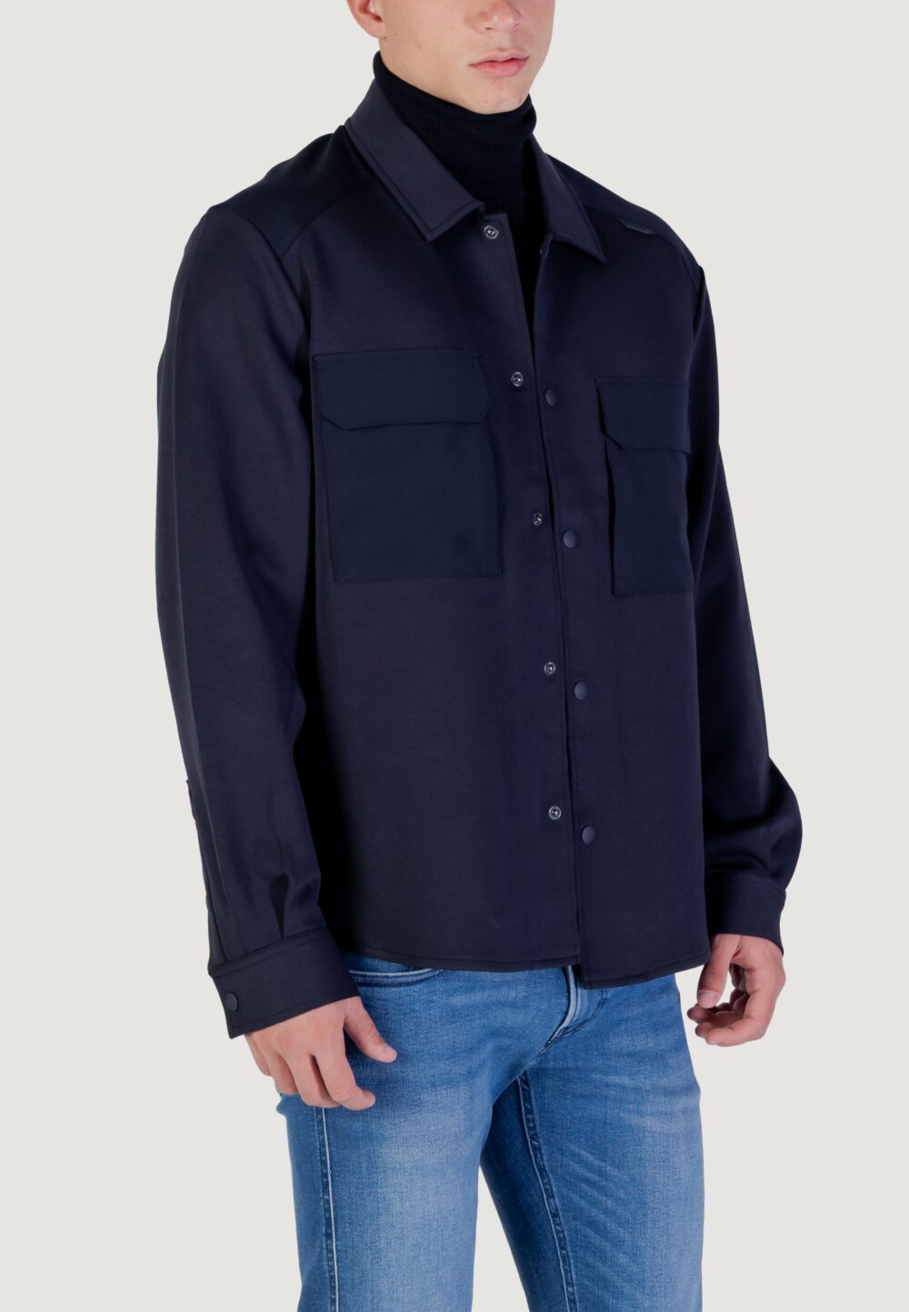 Camicia manica lunga Antony Morato Regular fit Blu marine - Foto 2