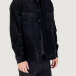 Camicia manica lunga Antony Morato REGULAR FIT WITH LOGOED METAL BADGE Nero - Foto 3