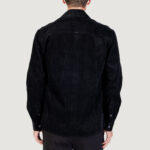 Camicia manica lunga Antony Morato REGULAR FIT WITH LOGOED METAL BADGE Nero - Foto 4