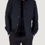 Camicia manica lunga Antony Morato REGULAR FIT WITH LOGOED METAL BADGE Nero - Foto 1