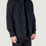 Camicia manica lunga Antony Morato REGULAR FIT WITH LOGOED METAL BADGE Nero - Foto 3