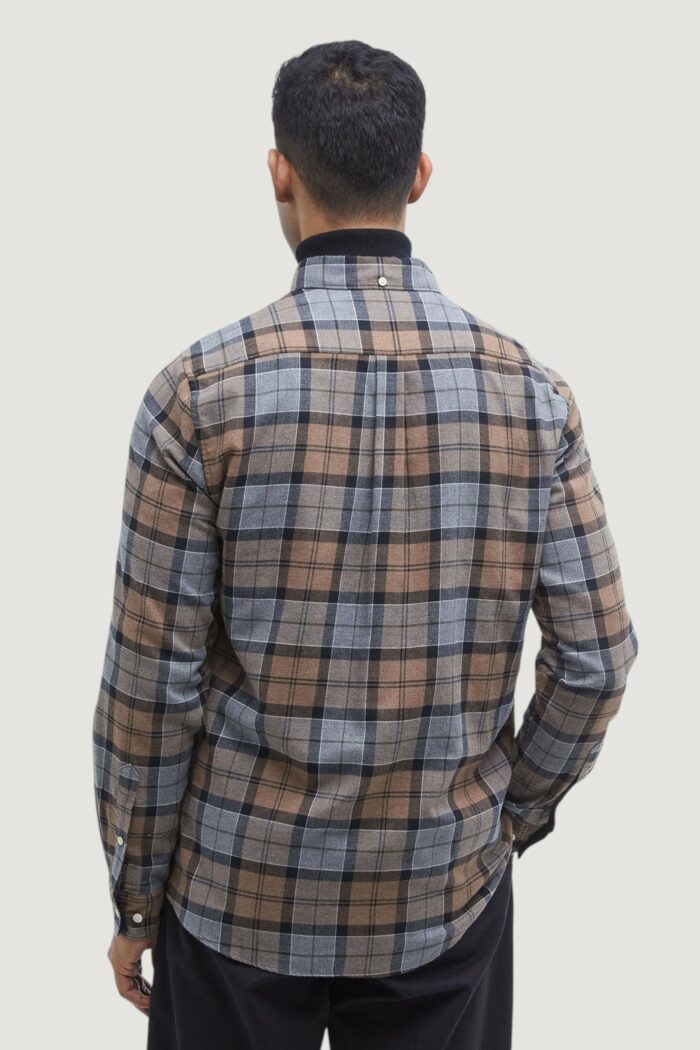 Camicia manica lunga Barbour PORTDOWN TAILORED SHIRT Beige – MSH5035