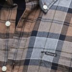Camicia manica lunga Barbour PORTDOWN TAILORED SHIRT Beige - Foto 3