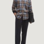 Camicia manica lunga Barbour PORTDOWN TAILORED SHIRT Beige - Foto 4