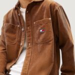 Camicia manica lunga Tommy Hilfiger Jeans TJM RLX WASHED CORD Beige scuro - Foto 3