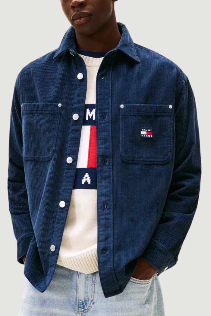 Camicia manica lunga Tommy Hilfiger TJM RLX WASHED CORD Blue scuro – DM0DM22016