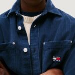 Camicia manica lunga Tommy Hilfiger Jeans TJM RLX WASHED CORD Blue scuro - Foto 4