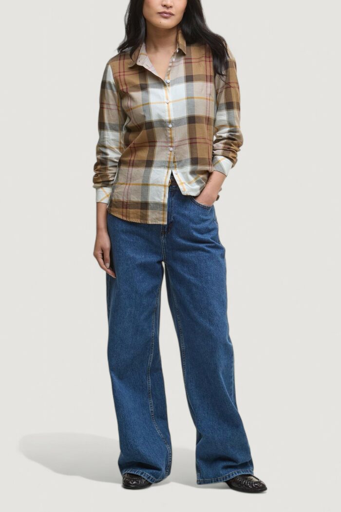 Camicia manica lunga Barbour BREDON SHIRT Beige scuro