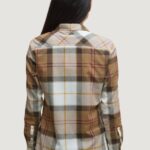Camicia manica lunga Barbour BREDON SHIRT Beige scuro - Foto 4