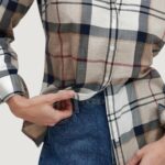Camicia manica lunga Barbour BREDON SHIRT Blu - Foto 2