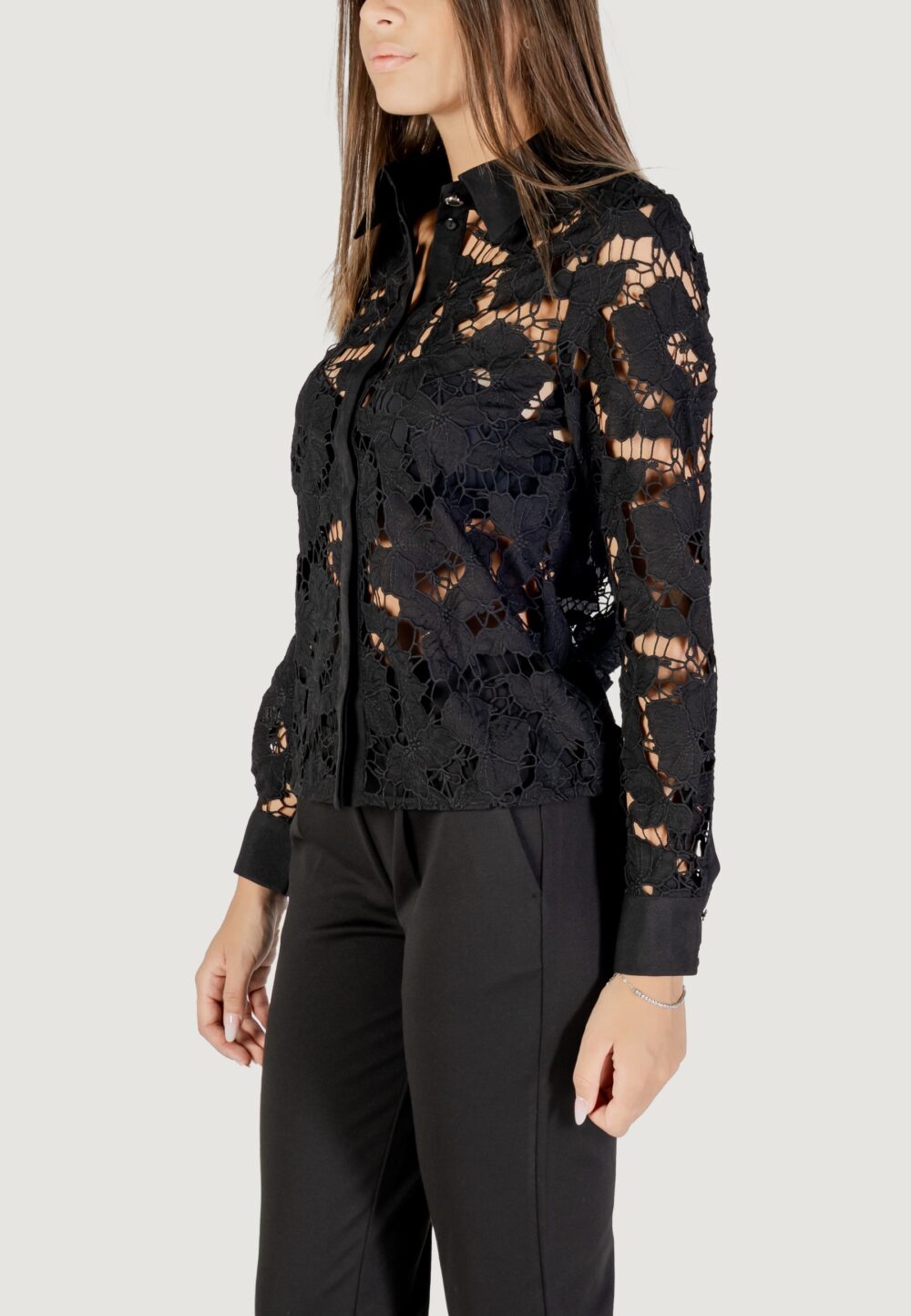 Camicia manica lunga Morgan De Toi  Nero - Foto 2