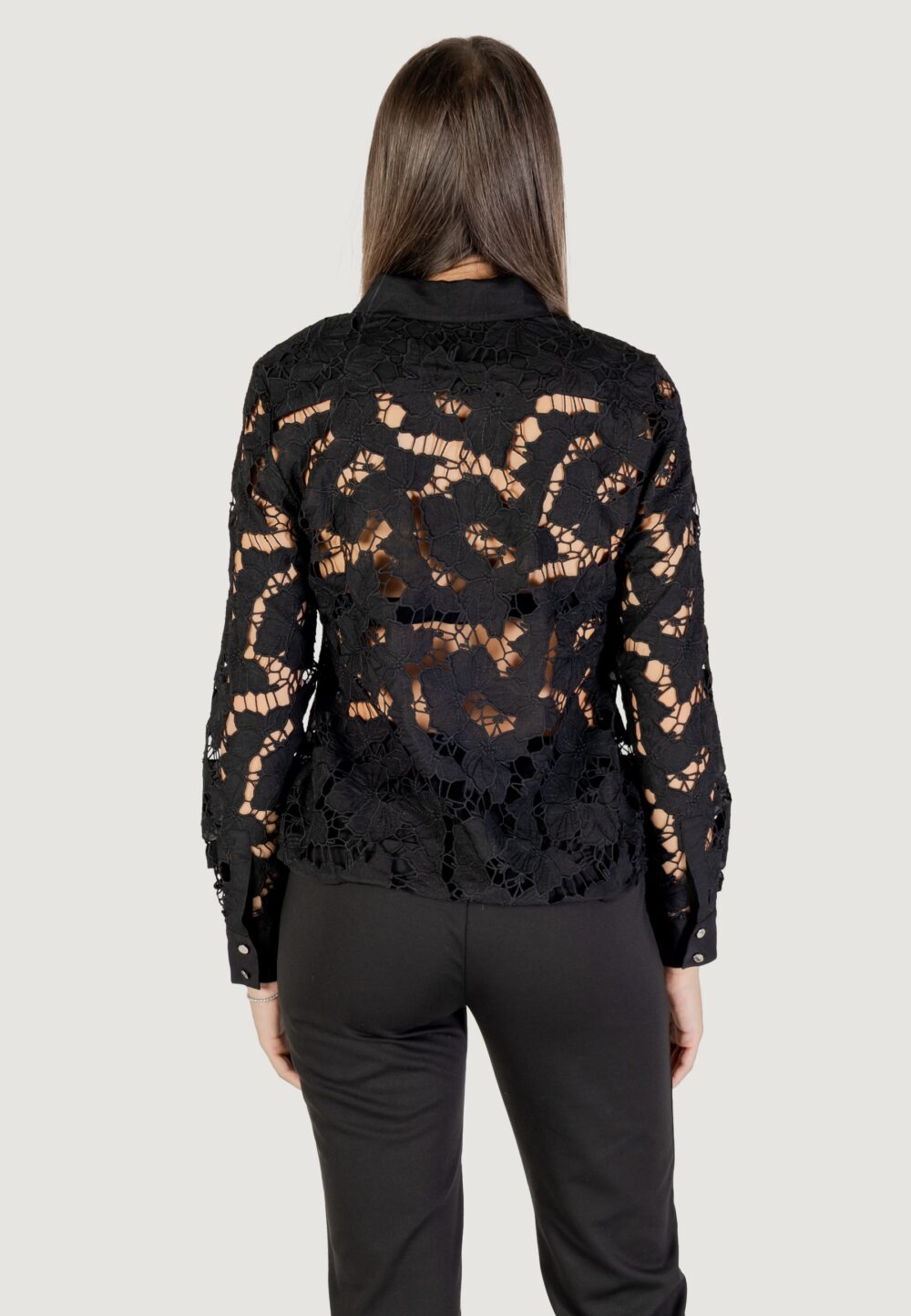 Camicia manica lunga Morgan De Toi  Nero - Foto 4