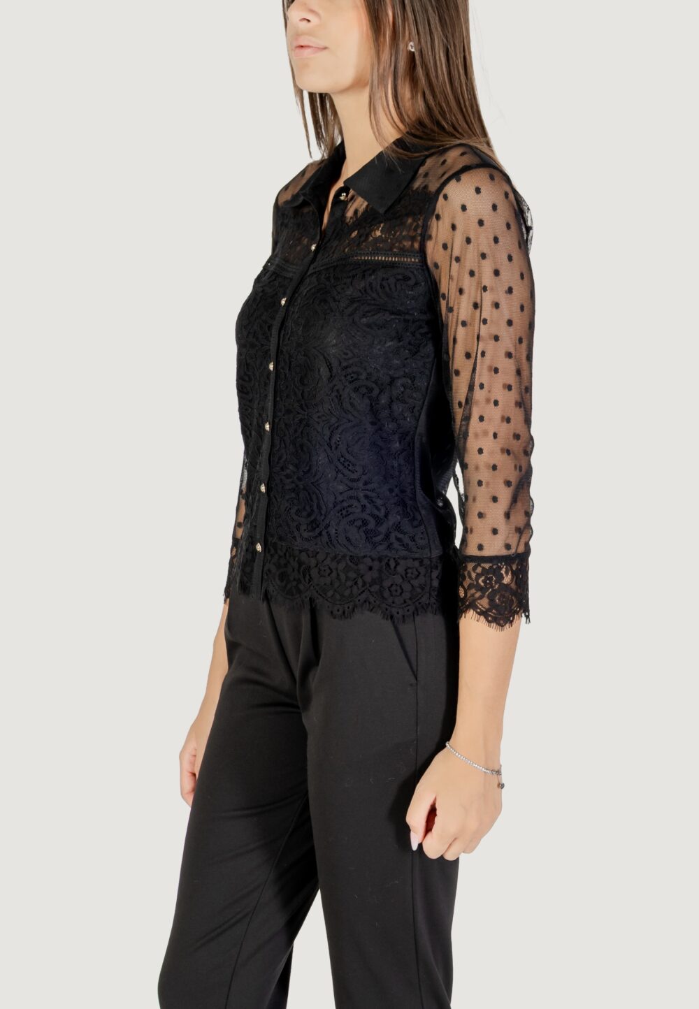 Camicia manica lunga Morgan De Toi  Nero - Foto 2