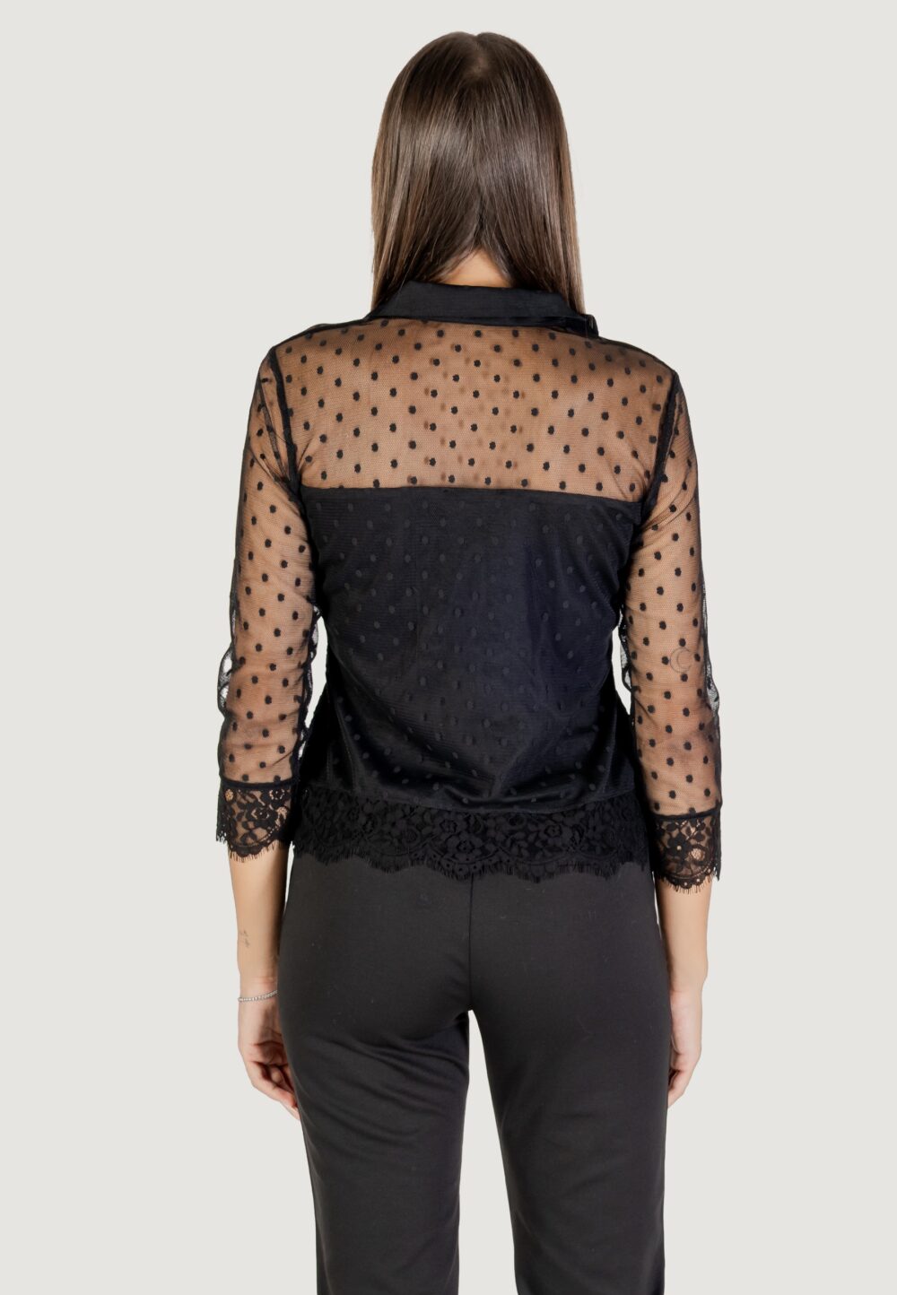 Camicia manica lunga Morgan De Toi  Nero - Foto 4