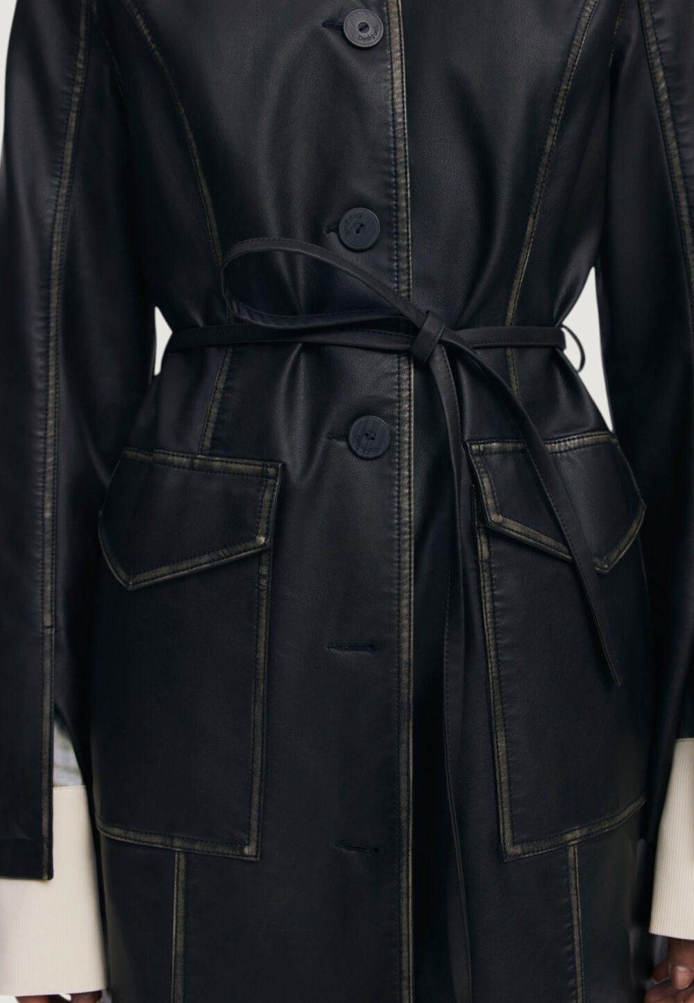 Cappotto Desigual CHAQ_LILLY Nero - Foto 3