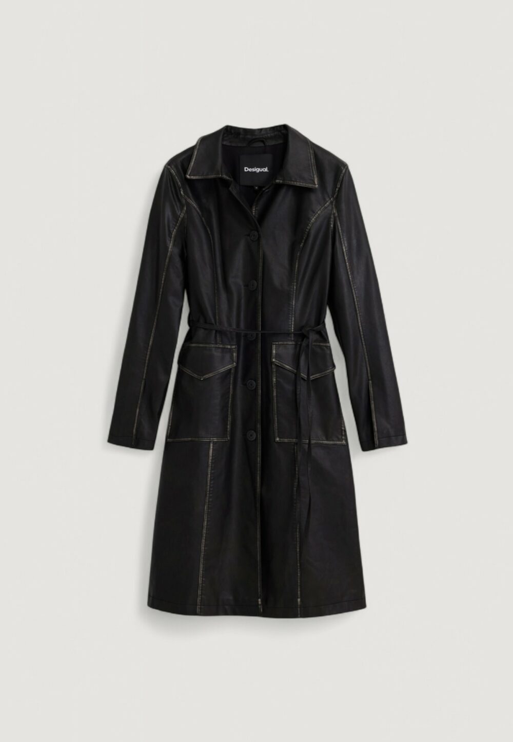 Cappotto Desigual CHAQ_LILLY Nero - Foto 4