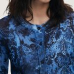 Cardigan Desigual JERS_KASSIDY Blu - Foto 4
