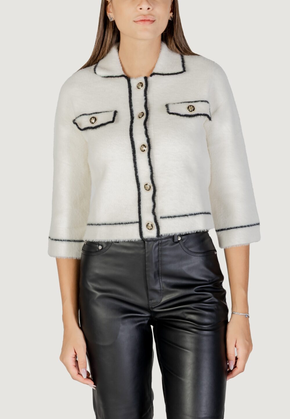 Cardigan Morgan De Toi  Bianco - Foto 1