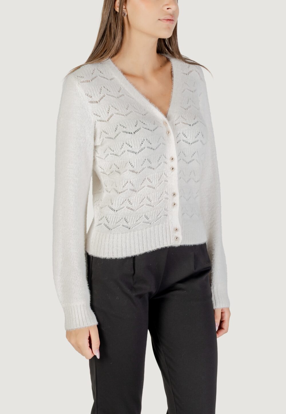 Cardigan Morgan De Toi  Bianco - Foto 3