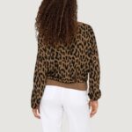 Cardigan Only ONLVIENNA LS JQ LEO CARDIGAN CC KNT Beige scuro - Foto 3