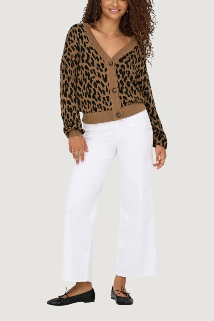Cardigan Only ONLVIENNA LS JQ LEO CARDIGAN CC KNT Beige scuro