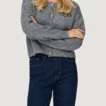 Cardigan Only Onlteddy Ls Cardigan Ex Knt Grigio - Foto 1
