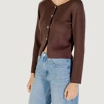 Cardigan Only Onlscarlett Ls Button Cardigan Knt Marrone Scuro - Foto 2