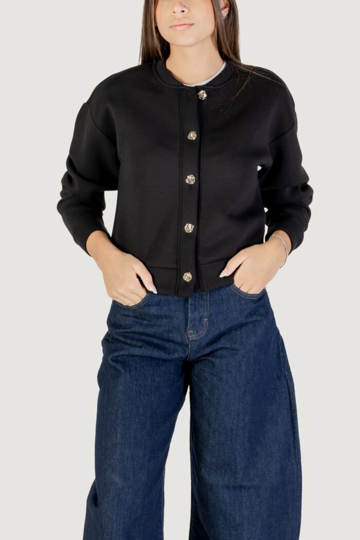 Cardigan Only Onlnaomi L/S Bomber Swt Nero – 15364478