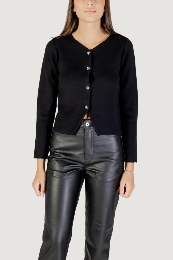 Cardigan Only Onlscarlett Ls Button Cardigan Knt Nero – 15358976