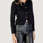 Cardigan Only Onlscarlett Ls Button Cardigan Knt Nero - Foto 3