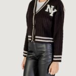 Cardigan Only Onlthale Ls Button Cardigan Knt Nero - Foto 3
