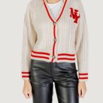 Cardigan Only Onlthale Ls Button Cardigan Knt Panna - Foto 5