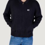 Cardigan Tommy Hilfiger Jeans TJM RLX TNL BADGE FZ Nero - Foto 1