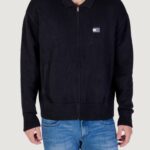 Cardigan Tommy Hilfiger Jeans TJM RLX TNL BADGE FZ Nero - Foto 3