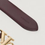 Cinta Calvin Klein CK BUCKLE 30MM FIXED BELT Marrone-Bordeaux - Foto 4