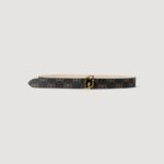 Cinta Liu-Jo REVERSIBLE HIPS BELT Nero - Beige - Foto 1
