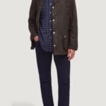 Barbour ASHBY WAX JACKET Marrone Scuro - Foto 3