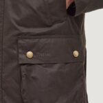 Barbour ASHBY WAX JACKET Marrone Scuro - Foto 4