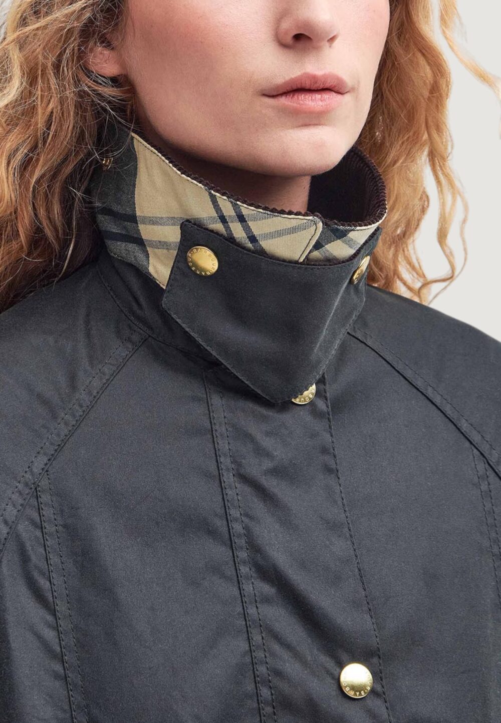 Giacchetto Barbour MODERN BEADNELL WAX Marrone Scuro - Foto 2