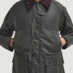 Giacchetto Barbour BEDALE WAX JACKET Verde Oliva - Foto 3