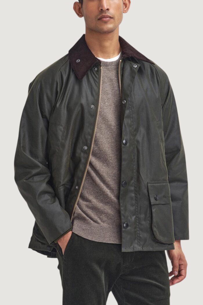 Giacchetto Barbour BEDALE WAX JACKET Verde Oliva – MWX0018
