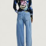 Maglia Desigual JERS_NENUFAR_LACR Azzurro - Foto 4
