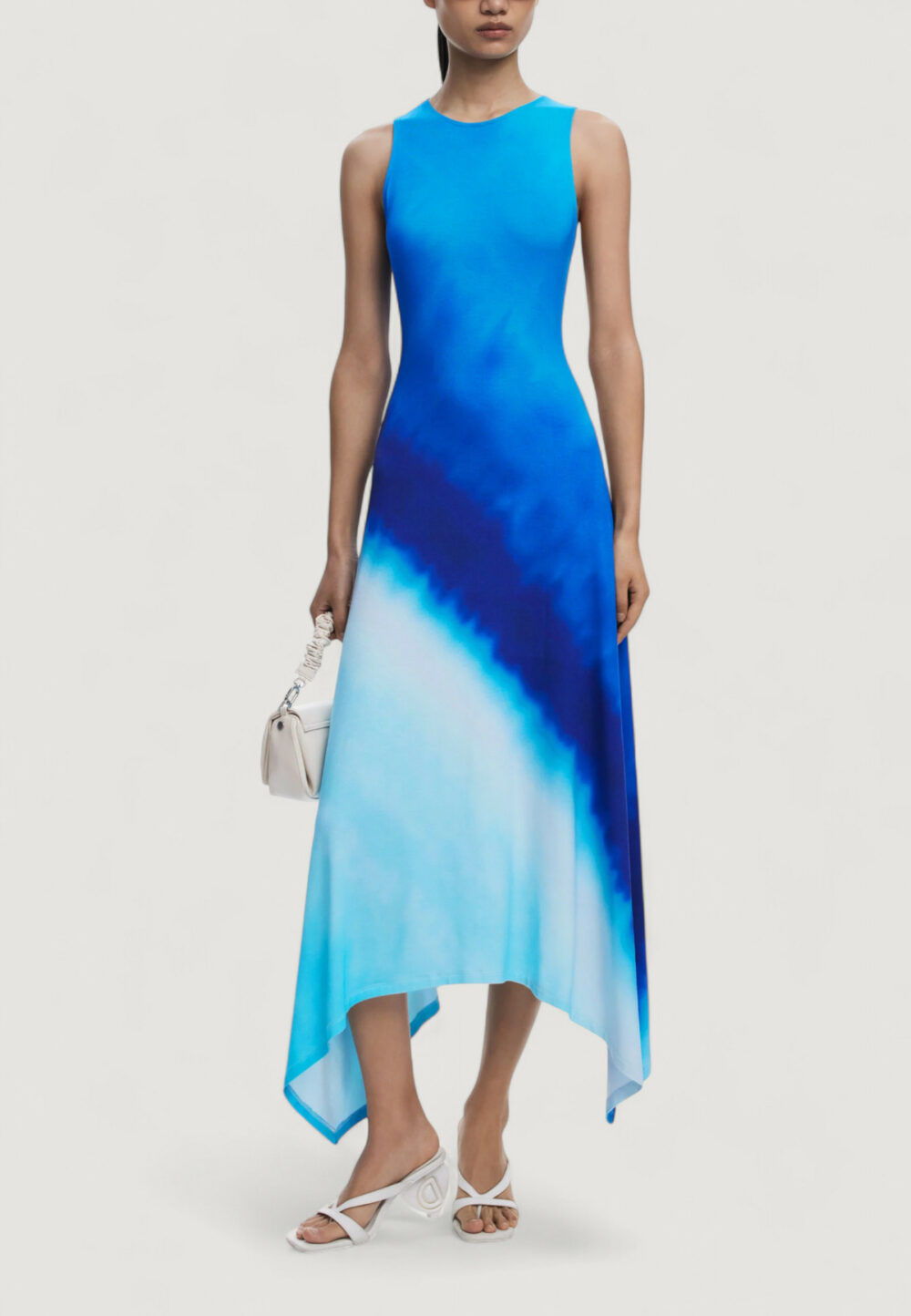 Vestito lungo Desigual REPRIS_VEST_ORBIT Blu - Foto 1