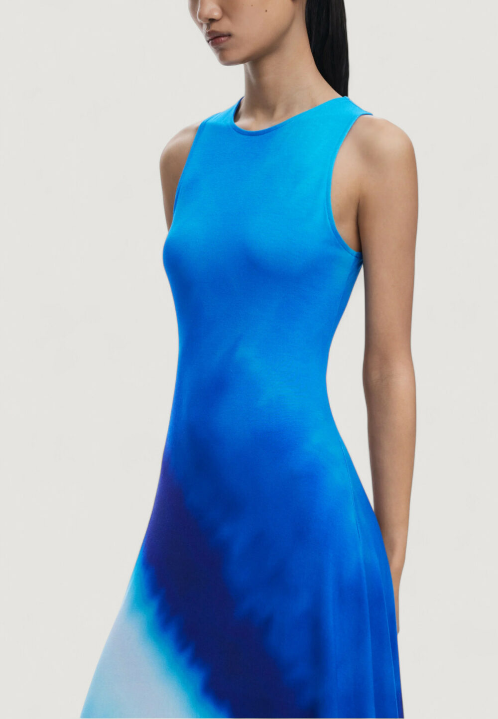 Vestito lungo Desigual REPRIS_VEST_ORBIT Blu - Foto 3