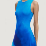 Vestito lungo Desigual REPRIS_VEST_ORBIT Blu - Foto 3