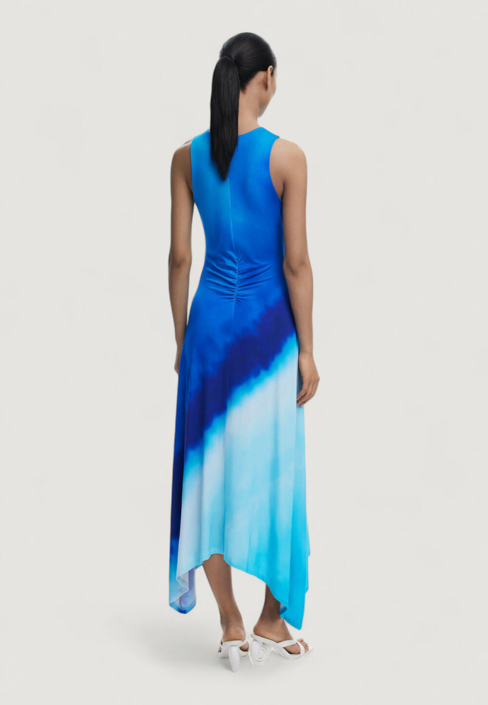 Vestito lungo Desigual REPRIS_VEST_ORBIT Blu - Foto 2