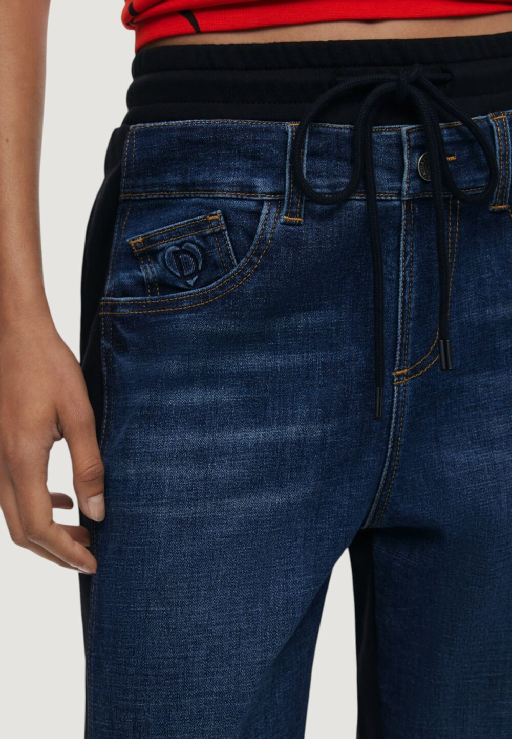 Pantaloni sportivi Desigual DENIM_KIMY Denim - Foto 3