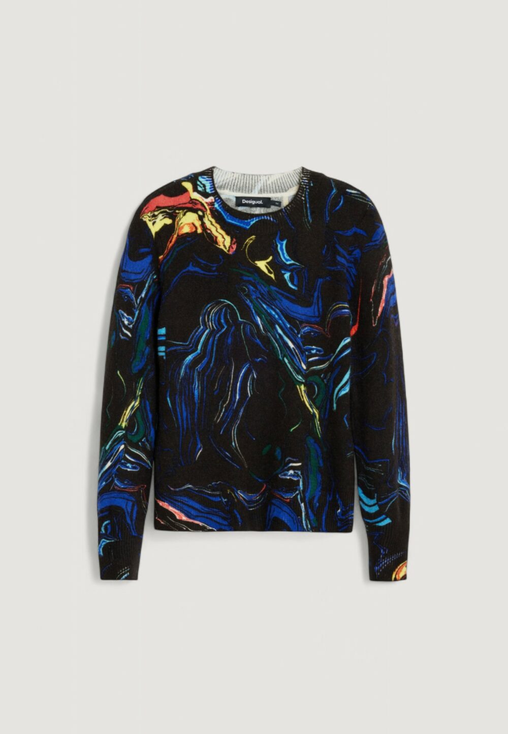 Maglione Desigual JERS_BUTTERFLY_LACROIX Nero - Foto 5