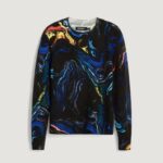 Maglione Desigual JERS_BUTTERFLY_LACROIX Nero - Foto 5